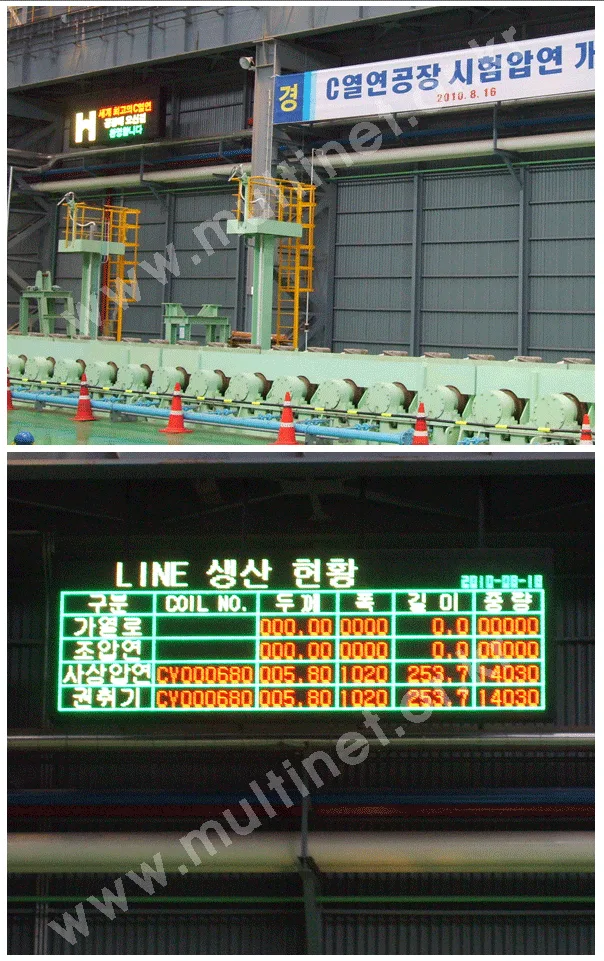 현대제철 C열연공장(240mm 6단20열)