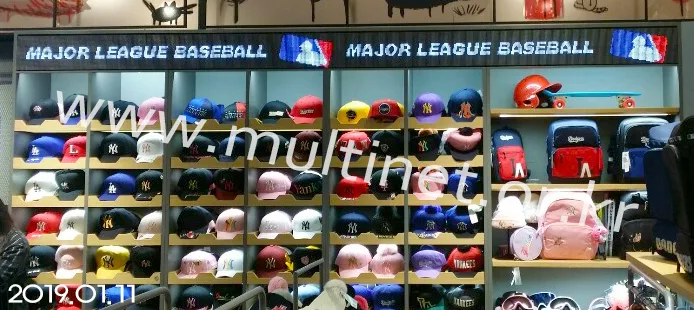 동대문 두타빌딩(MLB야구모자 매장) (96mm 2단 44열 실내용 풀칼라전광판)